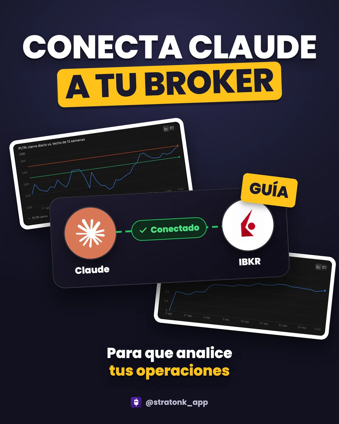 Portada de la guía «Conecta Claude a tu broker»